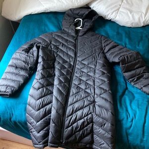 Long puffer coat